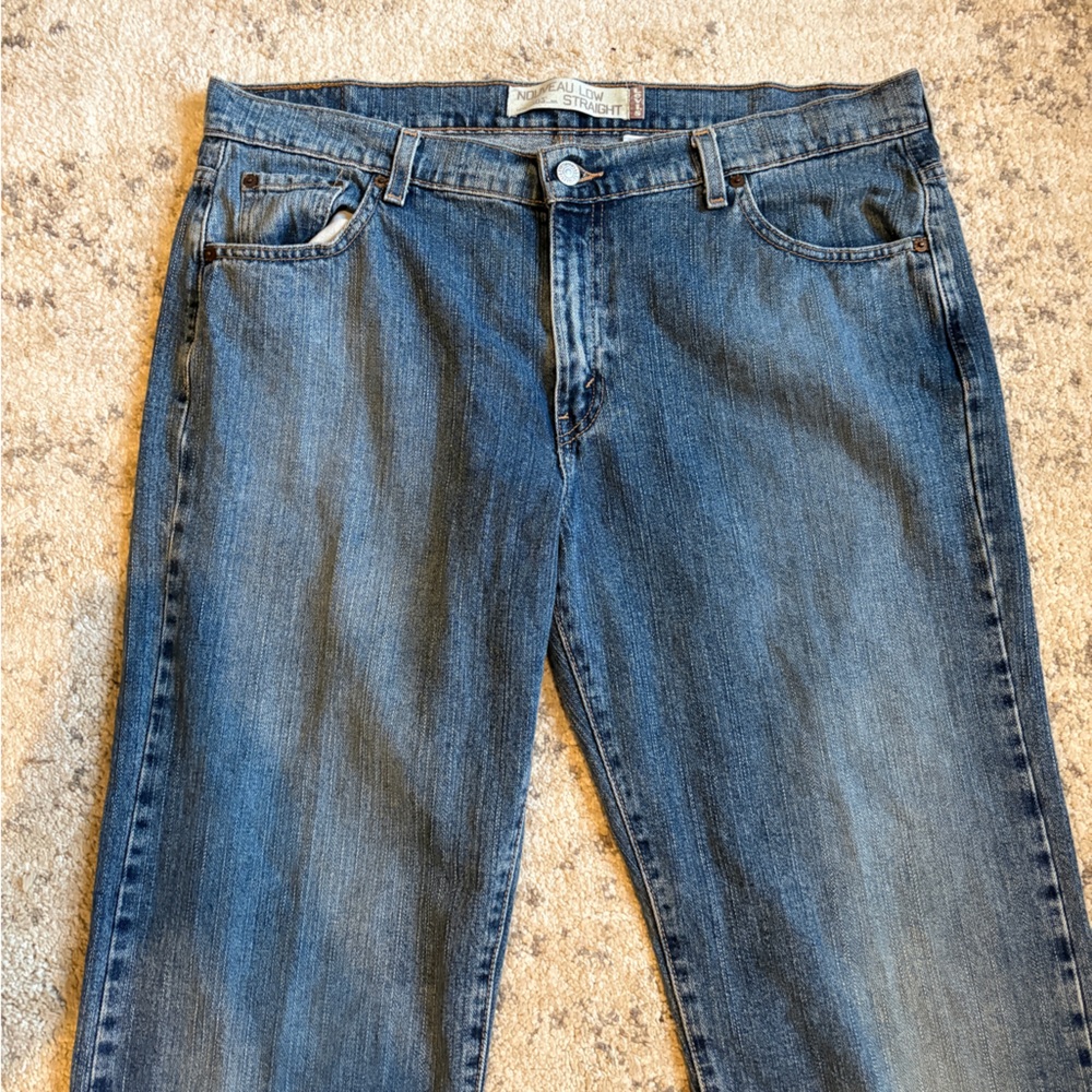 Vintage Y2K Levi’s 505 Jeans Women’s Size 16 M Straight Leg Nouveau Low - Picture 4 of 13